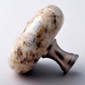 Giallo Ornamental (Granite knobs and handles for kitchen cabinet drawer door pulls)